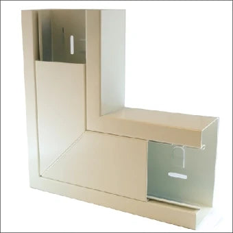 STAGO INS5551502 Verticaal hoekstuk wandgoot 65 mm