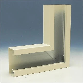 NIEDAX 132323 Verticaal hoekstuk wandgoot 133 mm