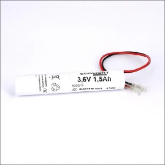ECOLIGHT ELAC03.61.0015 Standaard batterij (oplaadbaar) 127 mm