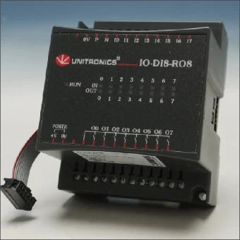 UNITRONICS IO-DI8-R08 PLC analoge/digitale in- und uitgangsmodule 80 mm