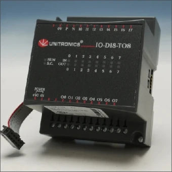 UNITRONICS IO-DI8-TO8 PLC analoge/digitale in- und uitgangsmodule 80 mm