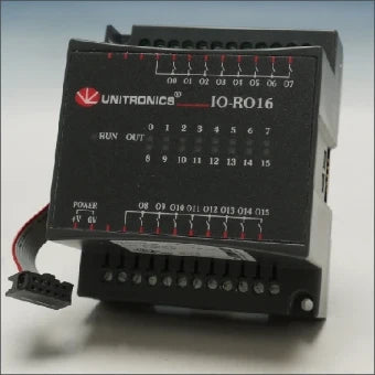 UNITRONICS IO-R016 PLC analoge/digitale in- und uitgangsmodule 80 mm