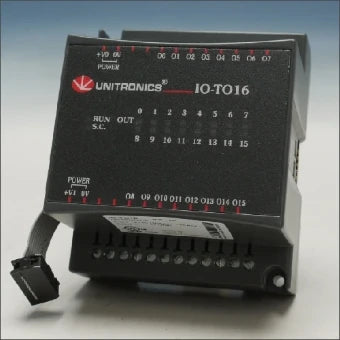 UNITRONICS IO-TO16 PLC analoge/digitale in- und uitgangsmodule 80 mm
