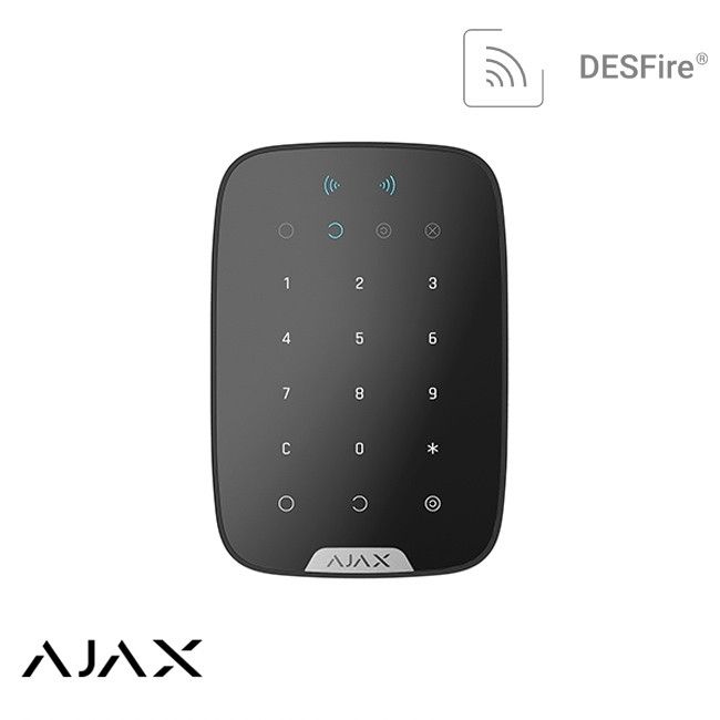 Ajax Superior KeyPad Plus Jwlr BL, Tastatur mit Kartenleser