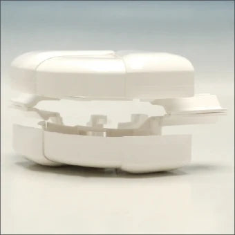 LEGRAND 075631 Buitenhoekstuk wandgoot 80 mm