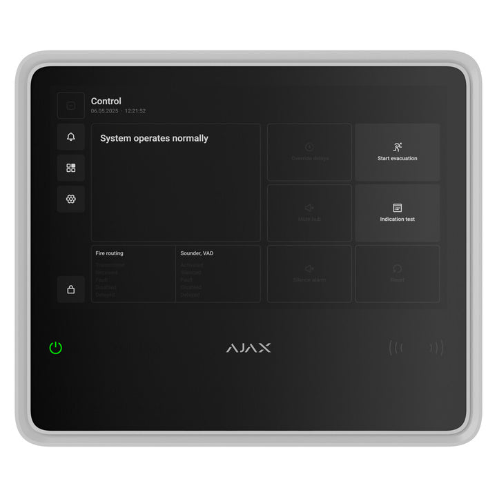 Ajax 30406002 Brandmeldezentrale mit Ethernet und WLAN