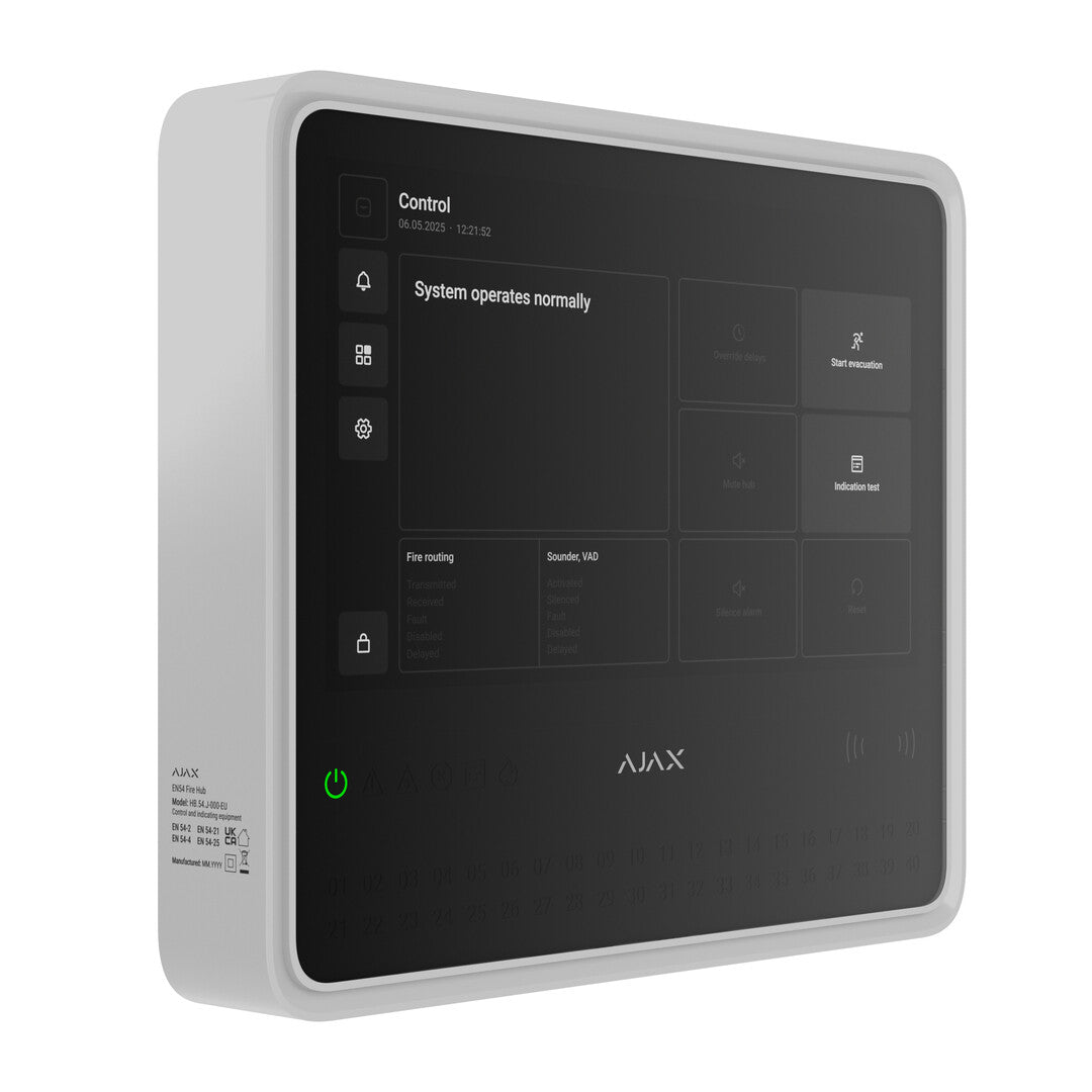 Ajax 30406002 Brandmeldezentrale mit Ethernet und WLAN