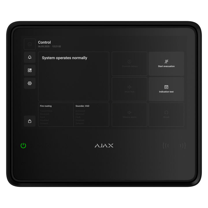Ajax 30406001 Brandmeldezentrale mit Ethernet und WLAN