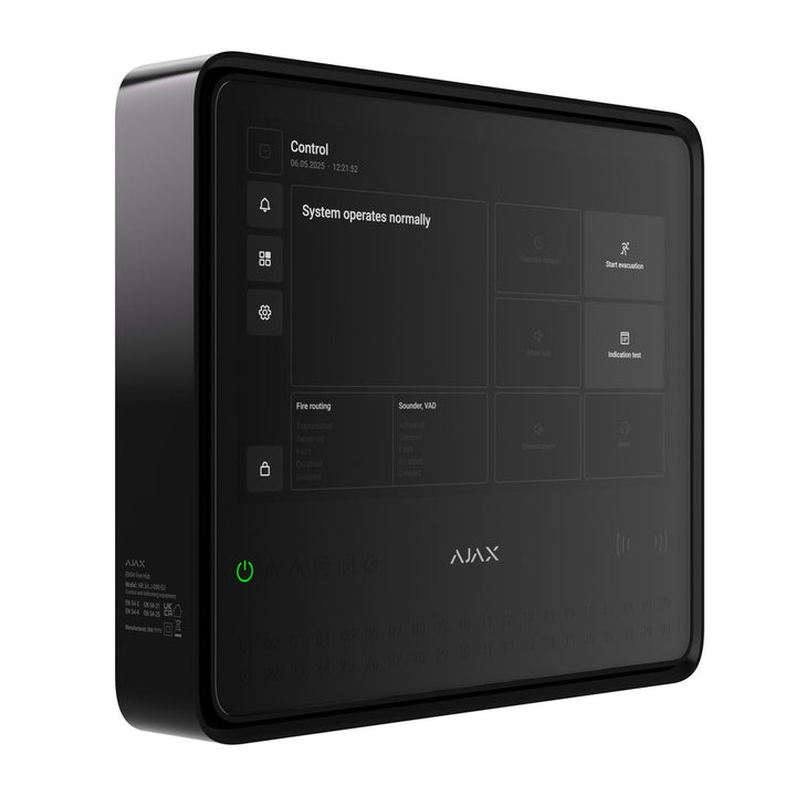 Ajax 30406001 Brandmeldezentrale mit Ethernet und WLAN