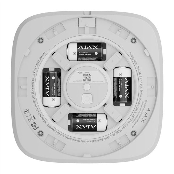 Ajax EN54 FireProtect 30406023 Brandmelder mit optischem Alarm