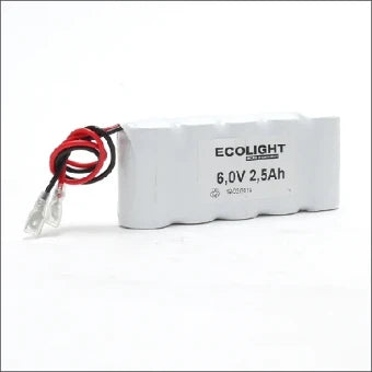 ECOLIGHT ELAC06.02.0025 Standaard batterij (oplaadbaar) 128 mm