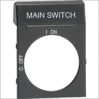 ABB 1SCA022400R2070 Beschriftungsschild fuer Drucktaster/signaallamp 41 mm