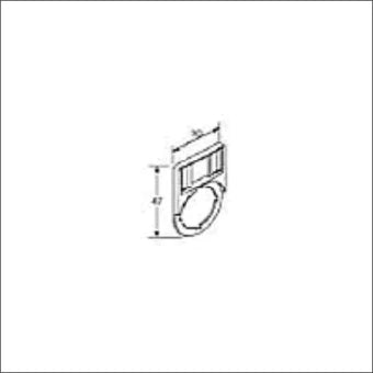 ABB 1SFA616920R8120 Tekstschilddrager Drucktaster/signaallamp 0.044 mm