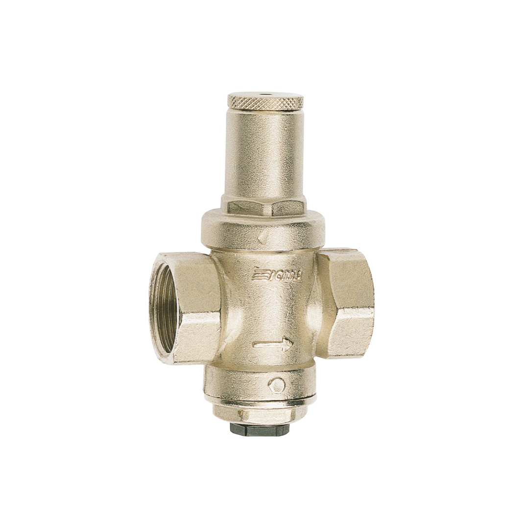 Icma Druckminderer Mignon 1/2″, 1–4 bar, mit Manometeranschluss 1/4″