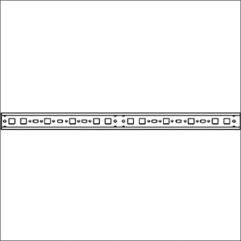 ABB 2CPX039382R9999 ED2 Montagerail voor elektrische/industriële regelapparatuur