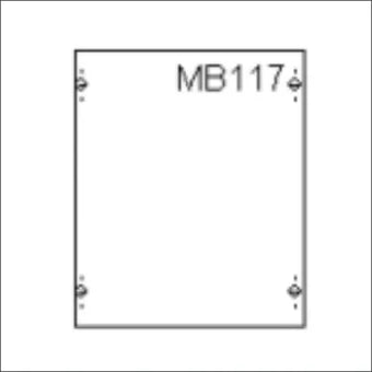 ABB 2CPX041260R9999 Inbouwunit leer 300 mm