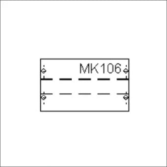 ABB 2CPX041677R9999 MBK106 Inbouwunit leeg