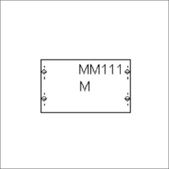 ABB 2CPX041707R9999 Inbouwunit leer 150 mm