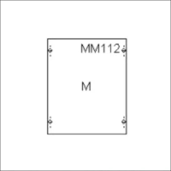 ABB 2CPX041710R9999 MBM112 Inbouwunit leeg