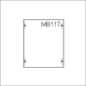 ABB 2CPX041722R9999 MBB116 Inbouwunit leeg