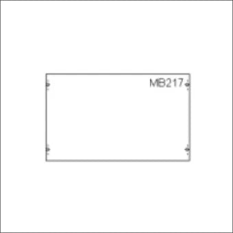 ABB 2CPX041726R9999 MBB217 Inbouwunit leeg
