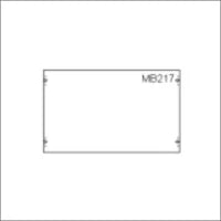 ABB 2CPX010638R9999 TZP212 Montagetoebehoren (kast/lessenaar)
