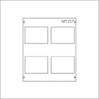 ABB 2CPX062955R9999 ZH428 Montagetoebehoren (kast/lessenaar)