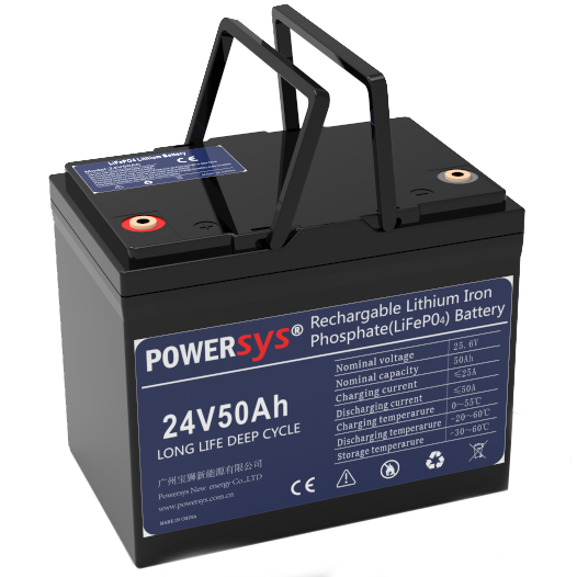 24V 50-100AH Lithium Battery LFP2460 - Art. 36434