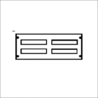 ABB 2CPX042157R9999 MBC203HS Inbouwunit leeg