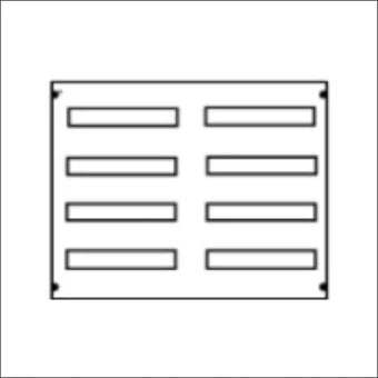ABB 2CPX042160R9999 MBC304HS Inbouwunit leeg