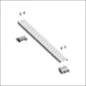 ABB 2CPX046042R9999 Profiel fuer Schaltschrank/Gehause 993 mm