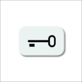 ABB BUSCH-JAEGER 2CKA001433A0044 Indicatiemateriaal Schalterprogramm