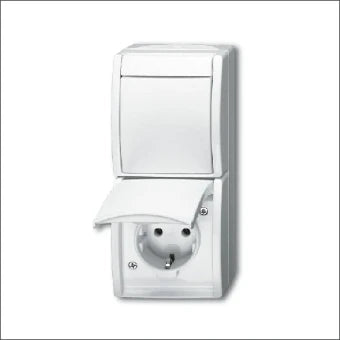ABB BUSCH-JAEGER 2CKA001684A0327 Schakelaar/Steckdose combinatie
