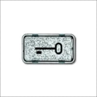 ABB BUSCH-JAEGER 2CKA001731A1969 Bedienelement / Zentralplatte Schalterprogramm 70 mm