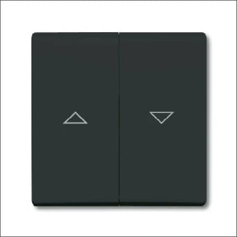 ABB BUSCH-JAEGER 2CKA001731A1726 Bedienelement / Zentralplatte Schalterprogramm 70 mm