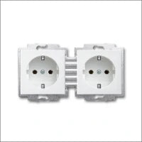 ABB BUSCH-JAEGER 2CKA001754A4554 Abdeckrahmen Schalterprogramm 12 mm