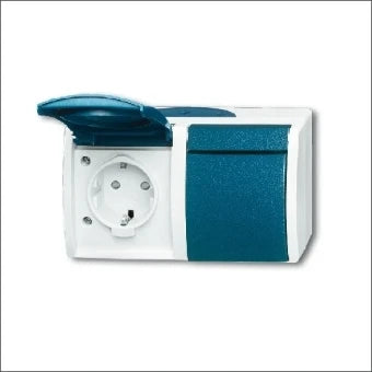 ABB BUSCH-JAEGER 2CKA002084A0720 20/2 EBW-53 Steckdose
