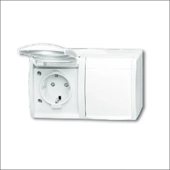 ABB BUSCH-JAEGER 2CKA002084A0723 20/2 EBW-54 Steckdose