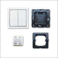 ABB BUSCH-JAEGER 2CKA001754A4345 Abdeckrahmen Schalterprogramm 11 mm