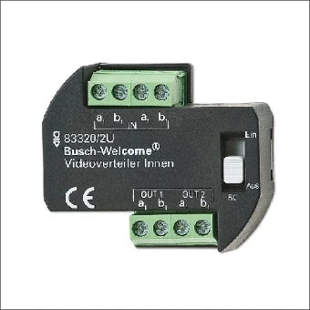 ABB BUSCH-JAEGER 2CKA008300A0042 Videoverdeler fuer bewakingssysteem 45 mm