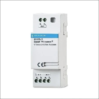 ABB BUSCH-JAEGER 2CKA008300A0043 Videoverdeler fuer bewakingssysteem 90 mm