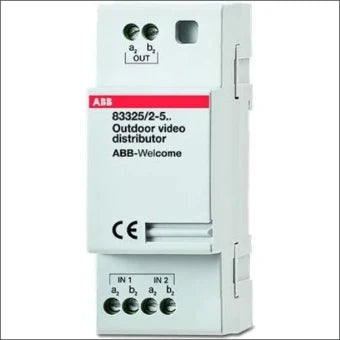 ABB BUSCH-JAEGER 2TMA210160H0004 Videoverdeler fuer bewakingssysteem 90 mm
