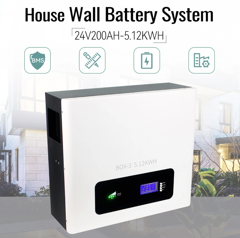 25.6V 200Ah Wall Mounted LFP Battery 25,6V 200Ah - Art. 31404