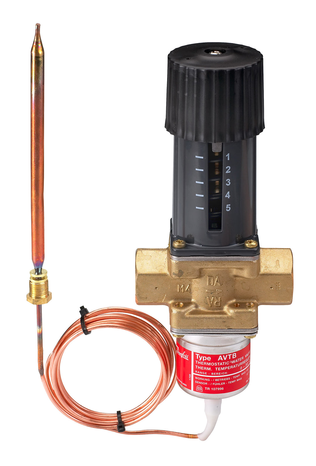 Danfoss Thermostatisches Regelventil AVTB 20, 3/4",0 bis 30 °C