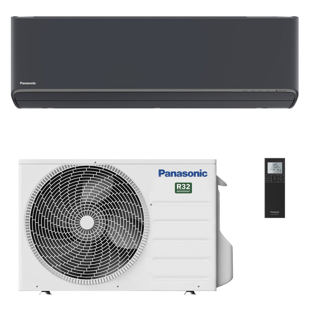 Panasonic Etherea 2026 7000 BTU – Split-Klimagerät, 2,05/2,8 kW, R32, A+++/A++, WLAN, Graphitgrau