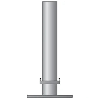 BEGA 70844 Mechanisches Zubehoer/Teile fuer Leuchten 400 mm