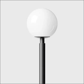 BEGA 84093K4 Straat- und pleinLeuchte 450 mm