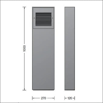BEGA 84415K3 Tuin-/ voetpadLeuchte 120 mm
