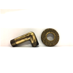Zanetti Brausebogen AG/AG 1/2″, bronze