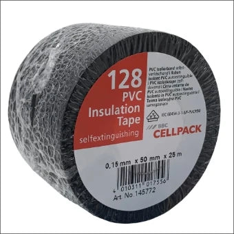 CELLPACK 145772 No.128/0.15-50-25/BK Zelfklevende tape